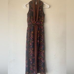 Flower long dress